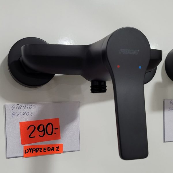 FERRO STRATOS BLACK Bateria natryskowa, bez natrysku
