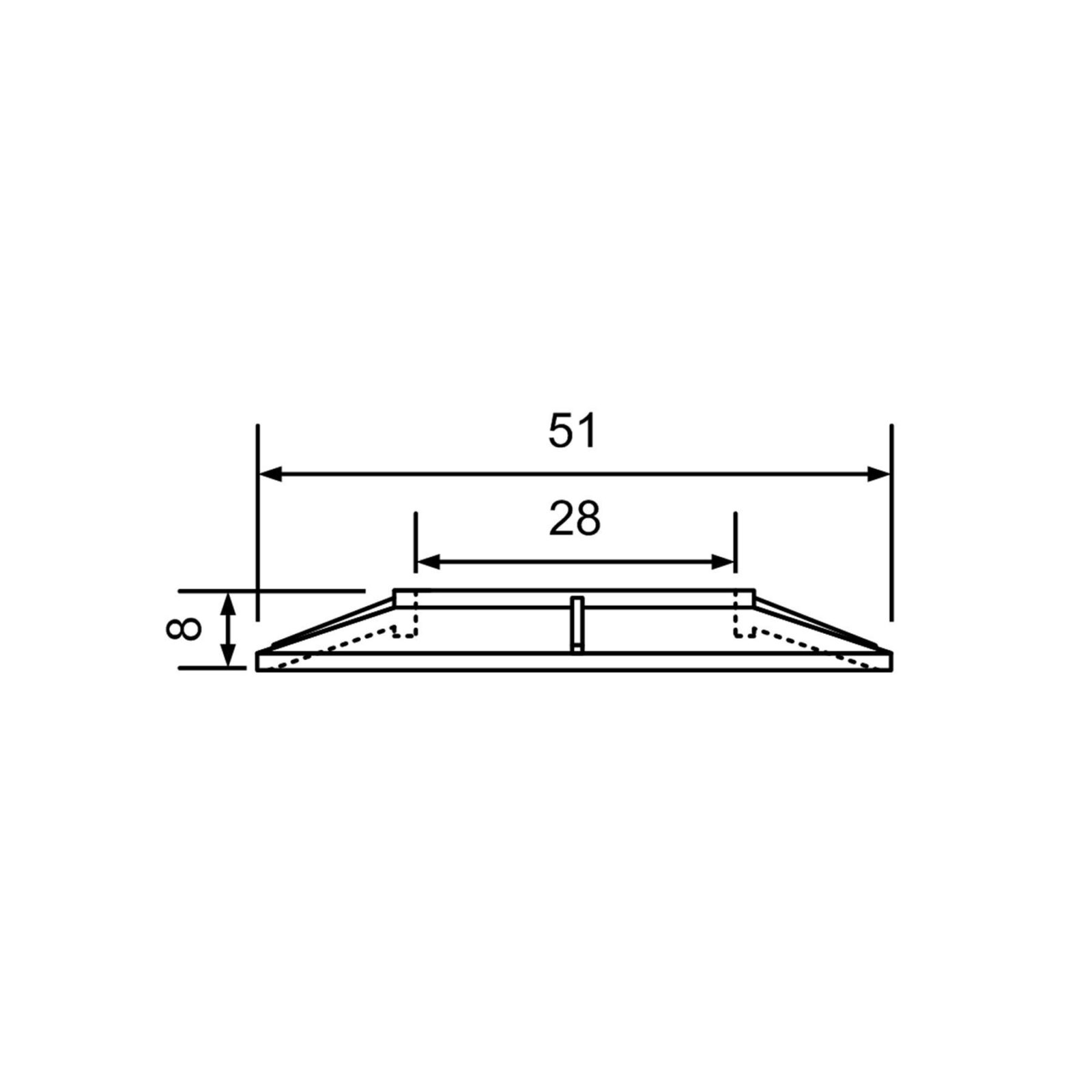 Uszczelka korka klik-klak McAlpine P-RW-CLICKSEAL – rysunek techniczny