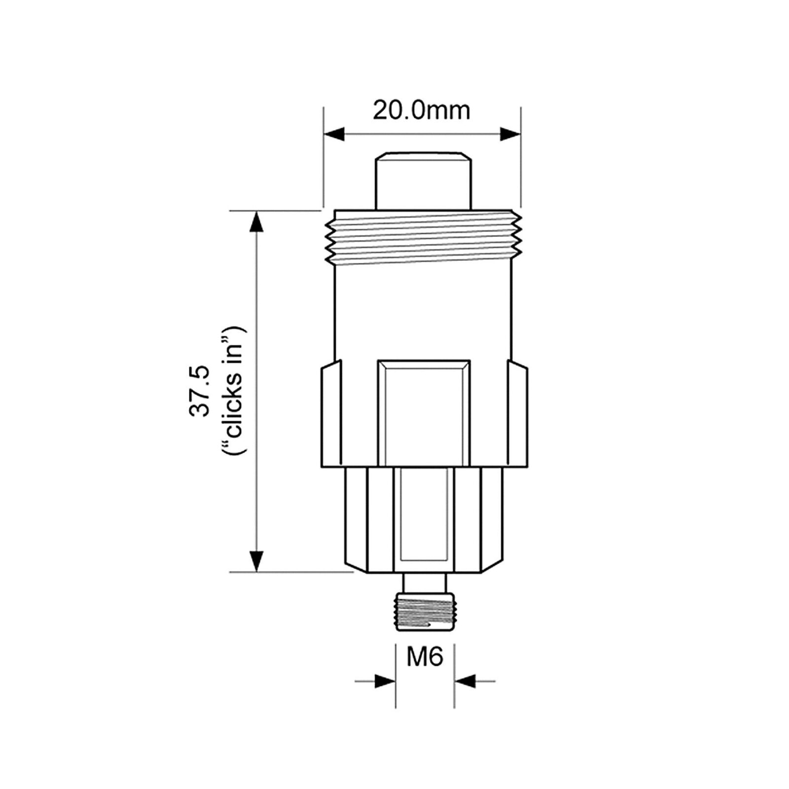 Mechanizm klik-klak McAlpine CLICKERSWITCHHB – rysunek techniczny