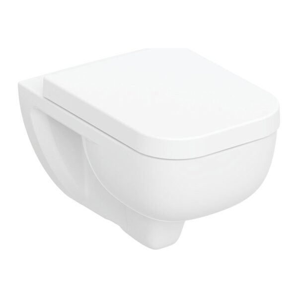 Geberit Selnova Square Zestaw wiszącej miski WC TurboFlush z deską