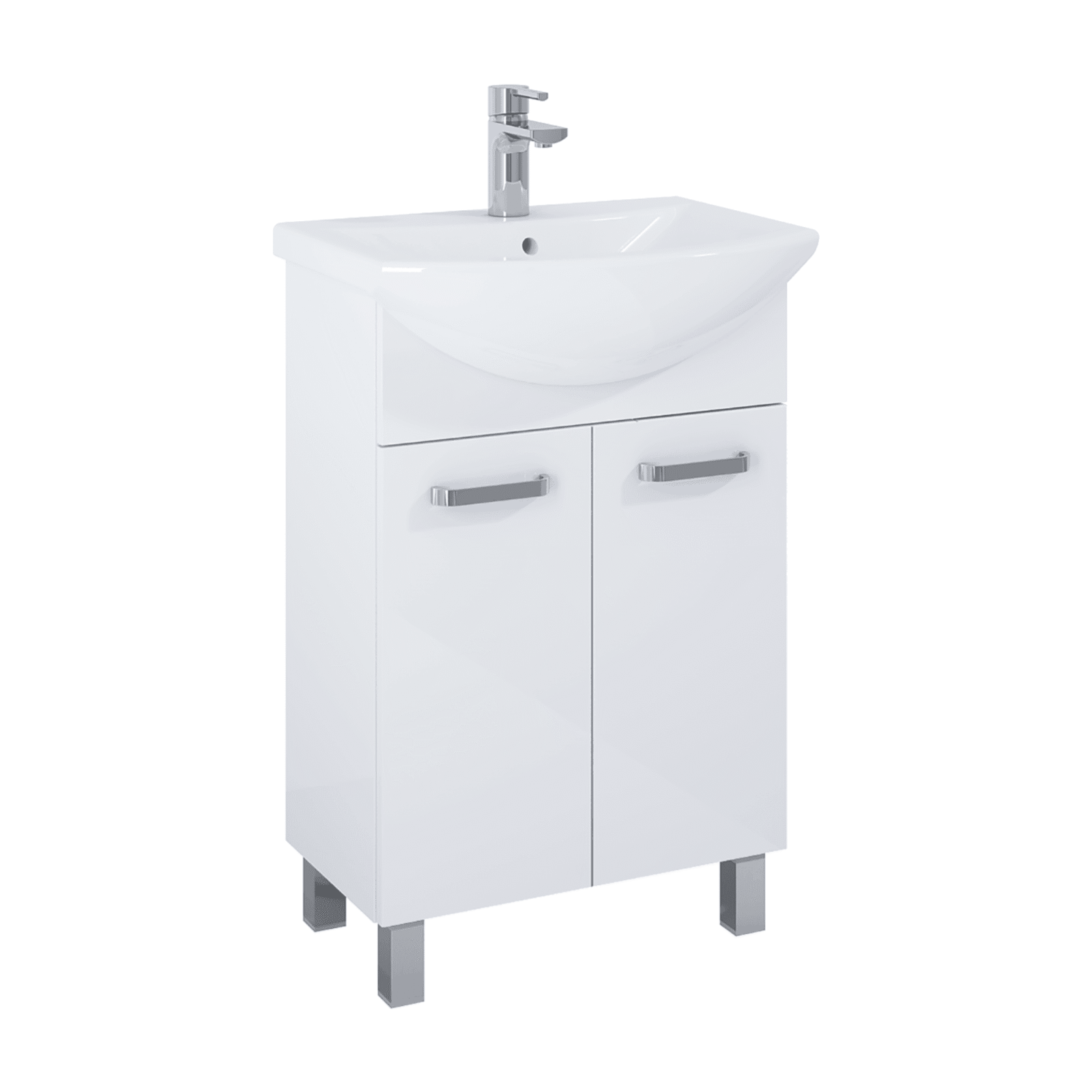 Komplet łazienkowy Elita Sunn 55 2D White HG